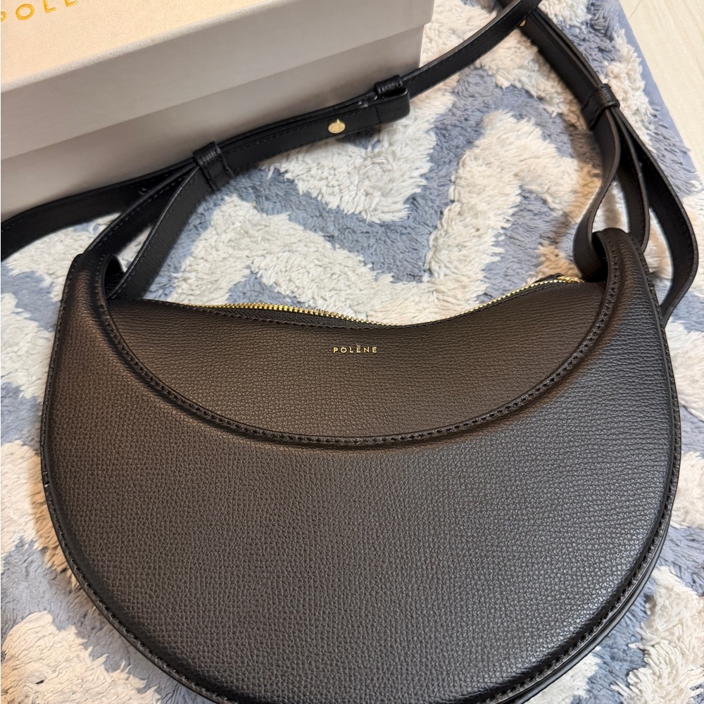 Polene Classic Black Shoulder Bag - Picture 9 of 14